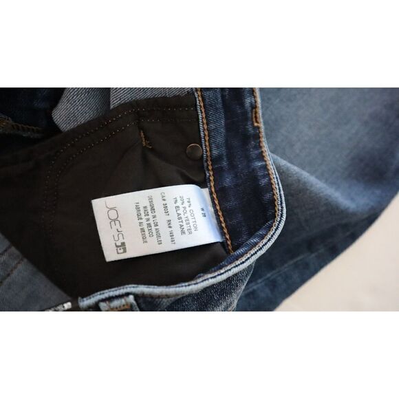 Joe's Jeans Women's Sz 28 Blue Boyfriend Niki Distressed Straight-Leg Jeans $189 - Picture 5 of 9